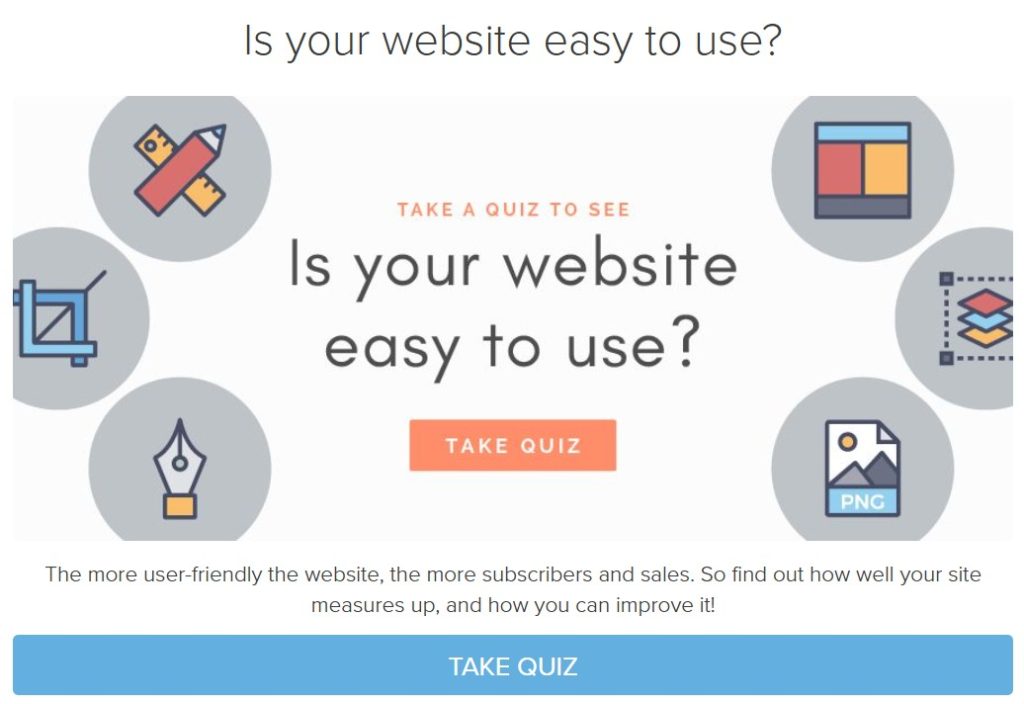 Link building strategies using interactive quizzes