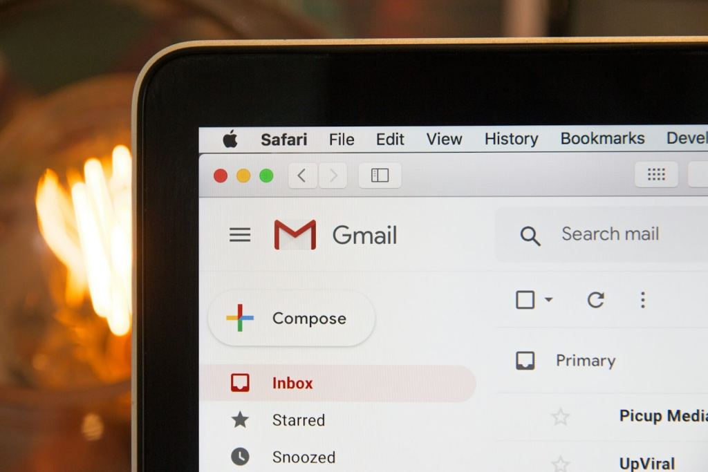 Gmail inbox screenshot