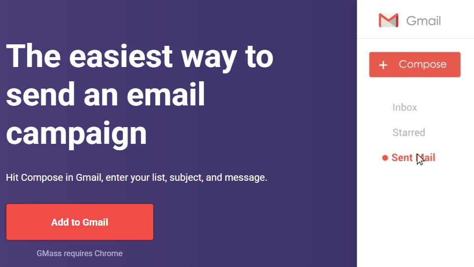 Gmail-based email tool