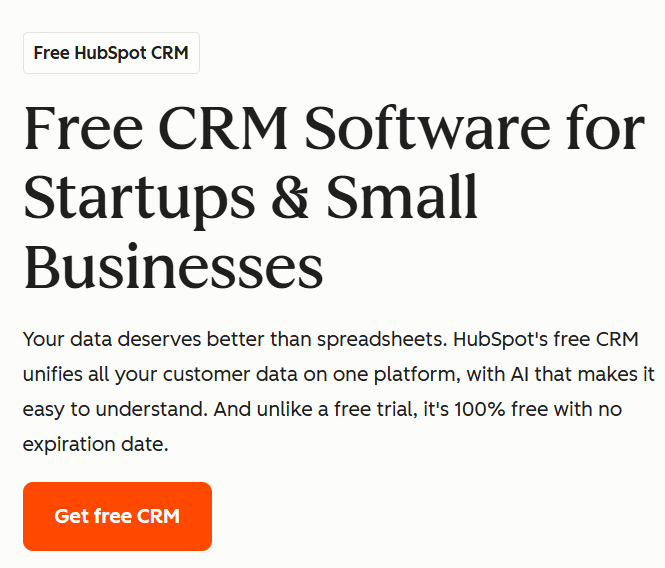 Free CRM software